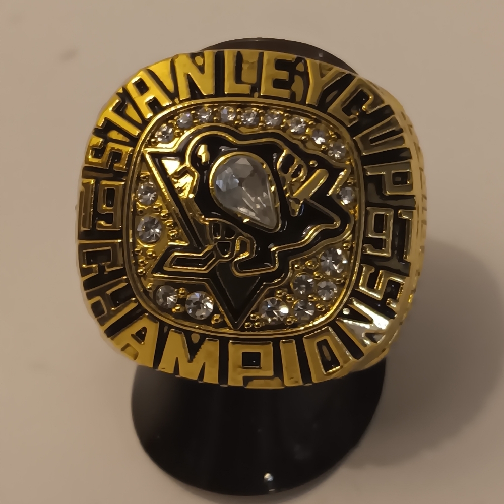 1991 Pittsburgh Penguins Collectable Stanley Cup Ring 66 Mario Lemieux